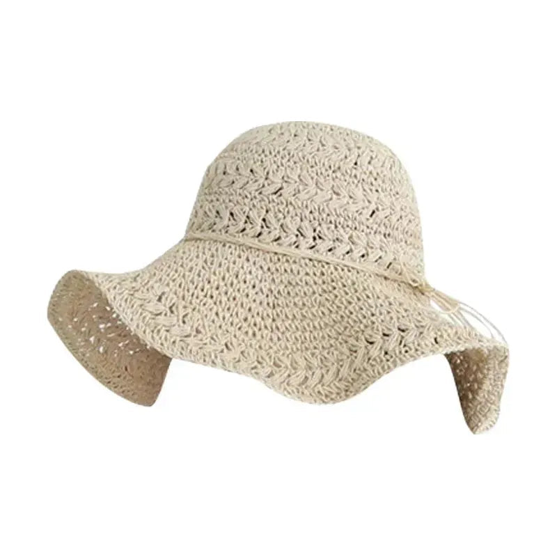 Sun Hat Wide Brim Breathable Straw