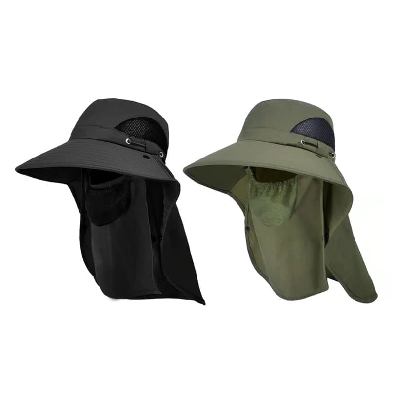 Sun Hat Wide Brim Detachable Neck & Face Shield
