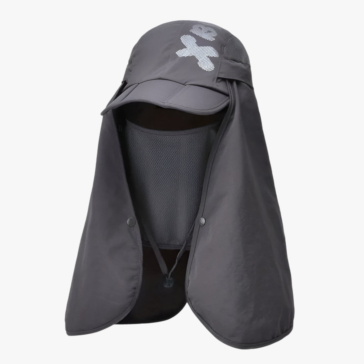 Sun Hat Wide Brim UV Protection Detachable Neck Flap