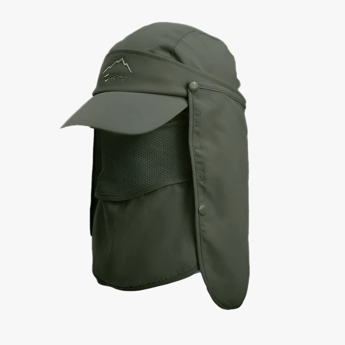 Sun Hat Wide Brim UV Protection Detachable Neck Flap