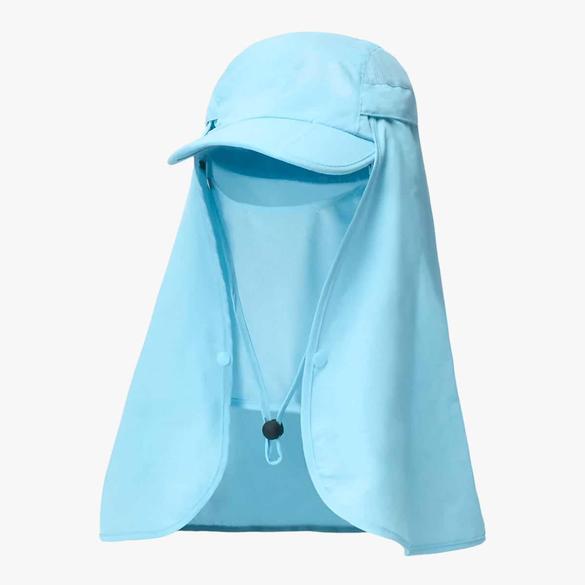 Sun Hat Wide Brim UV Protection Detachable Neck Flap