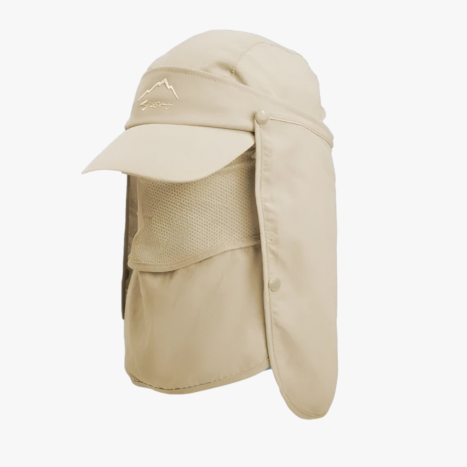 Sun Hat Wide Brim UV Protection Detachable Neck Flap