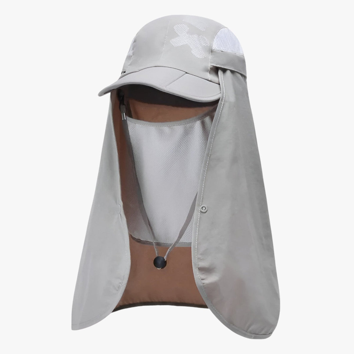 Sun Hat Wide Brim UV Protection Detachable Neck Flap