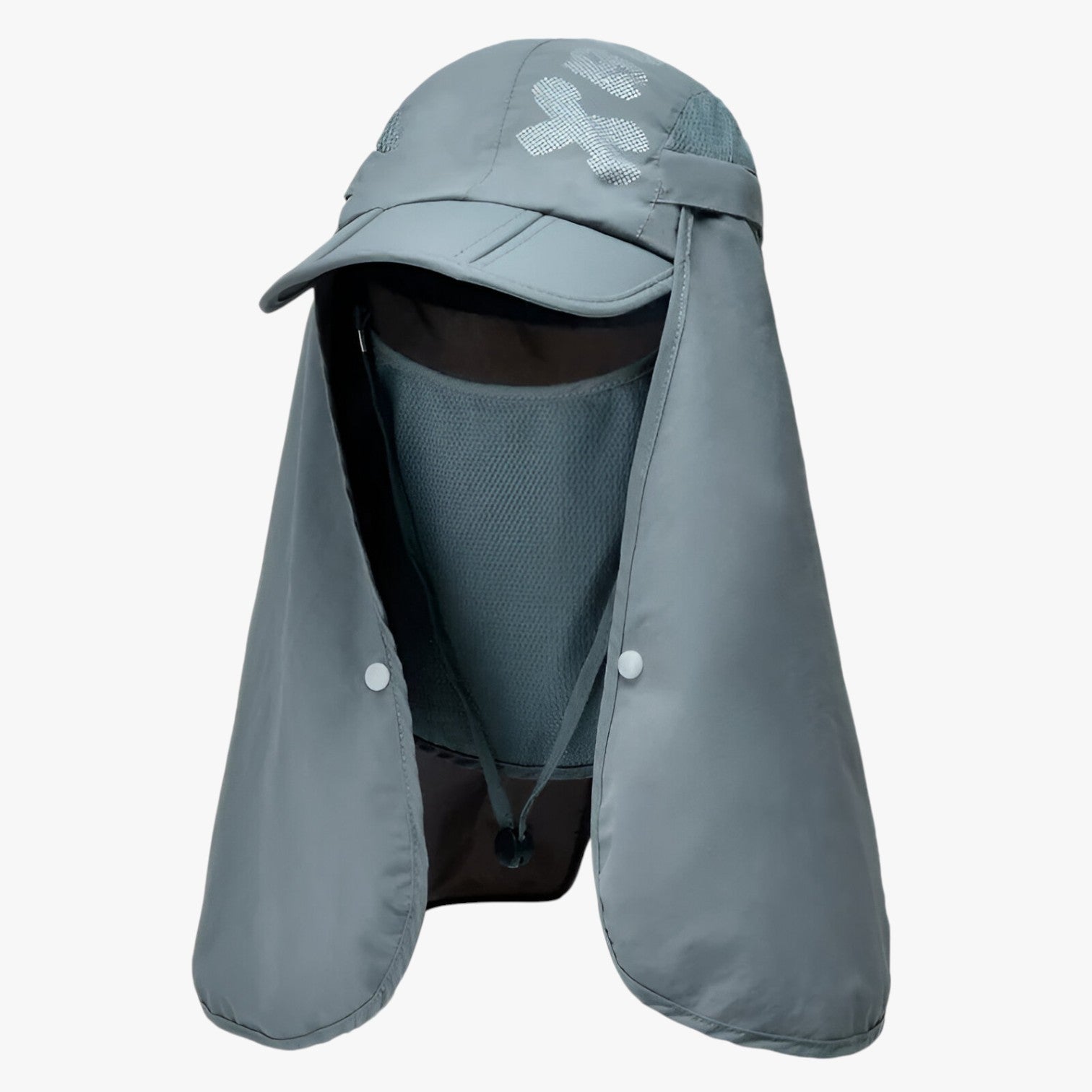 Sun Hat Wide Brim UV Protection Detachable Neck Flap
