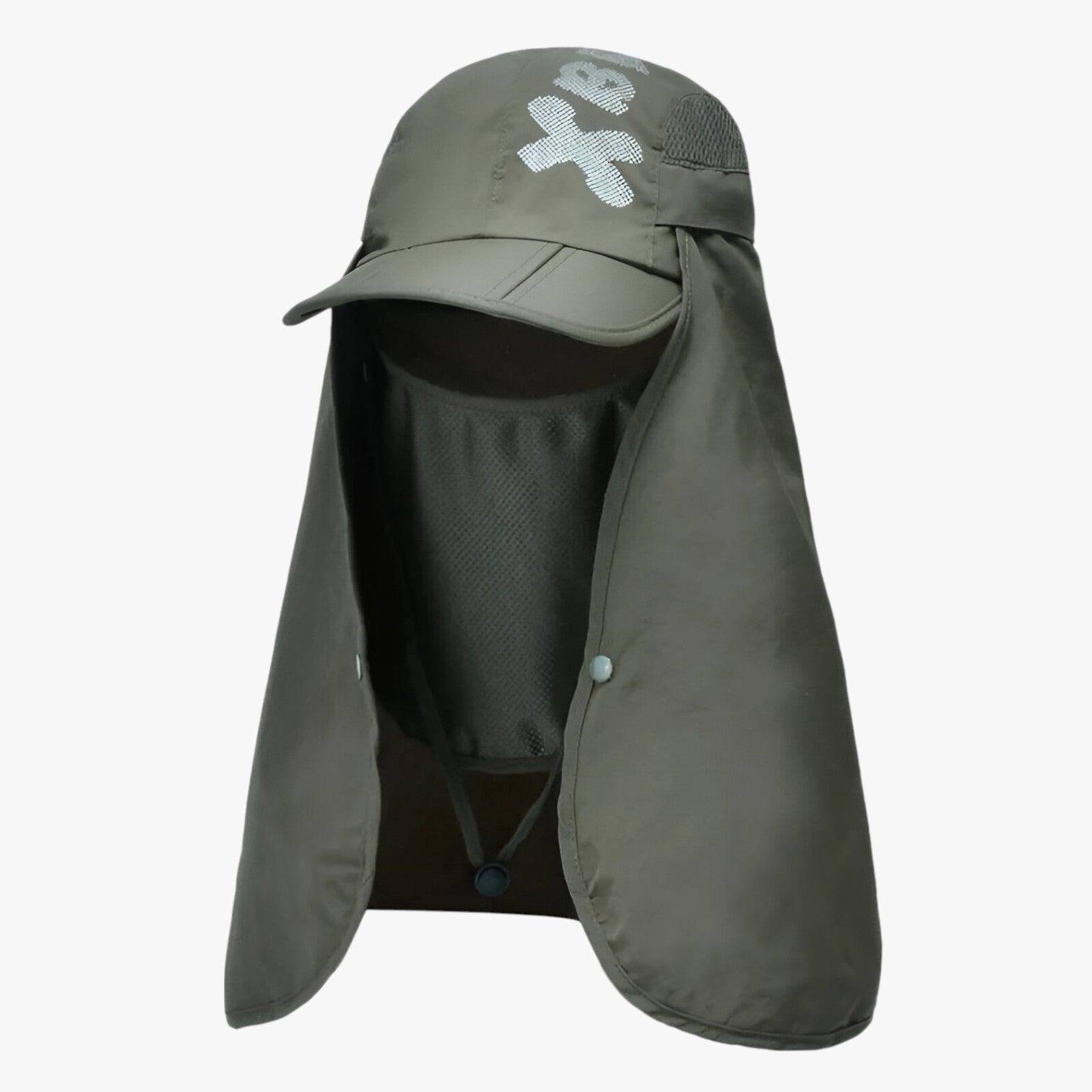 Sun Hat Wide Brim UV Protection Detachable Neck Flap