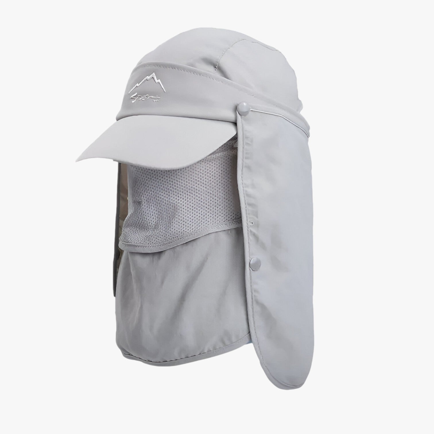 Sun Hat Wide Brim UV Protection Detachable Neck Flap