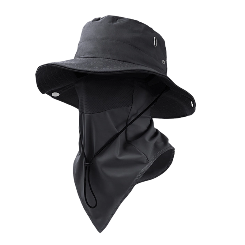 Sun Protection Hat Detachable Face Shield Cooling Mesh Ventilation