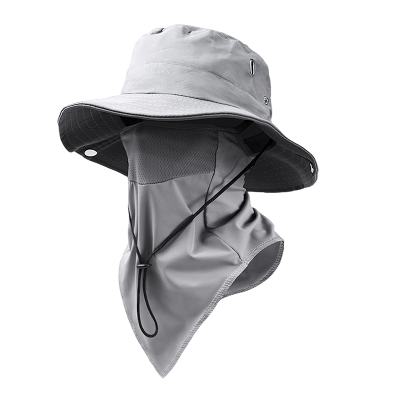 Sun Protection Hat Detachable Face Shield Cooling Mesh Ventilation