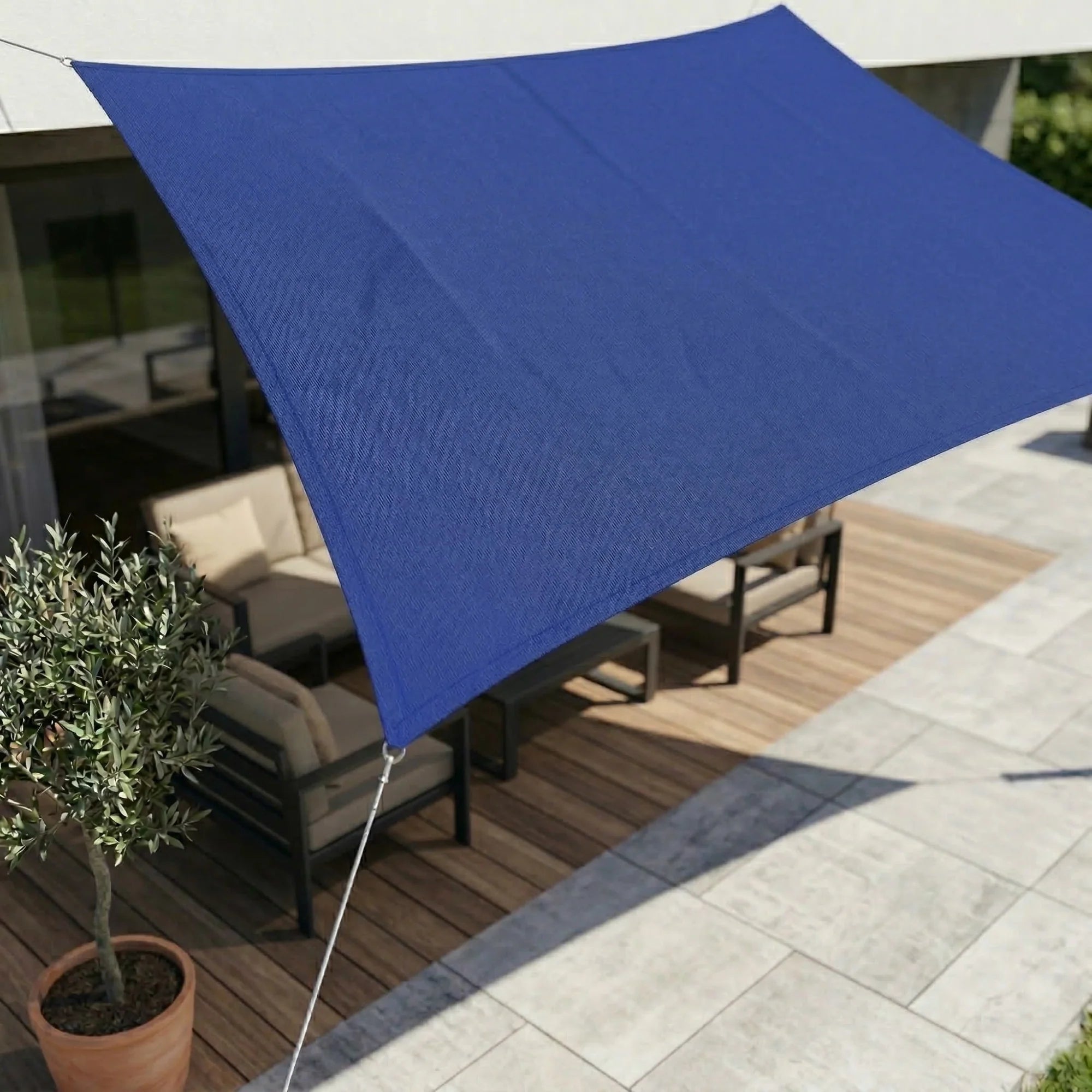 Sun Sail Rectangular Waterproof Polyester UV Protection