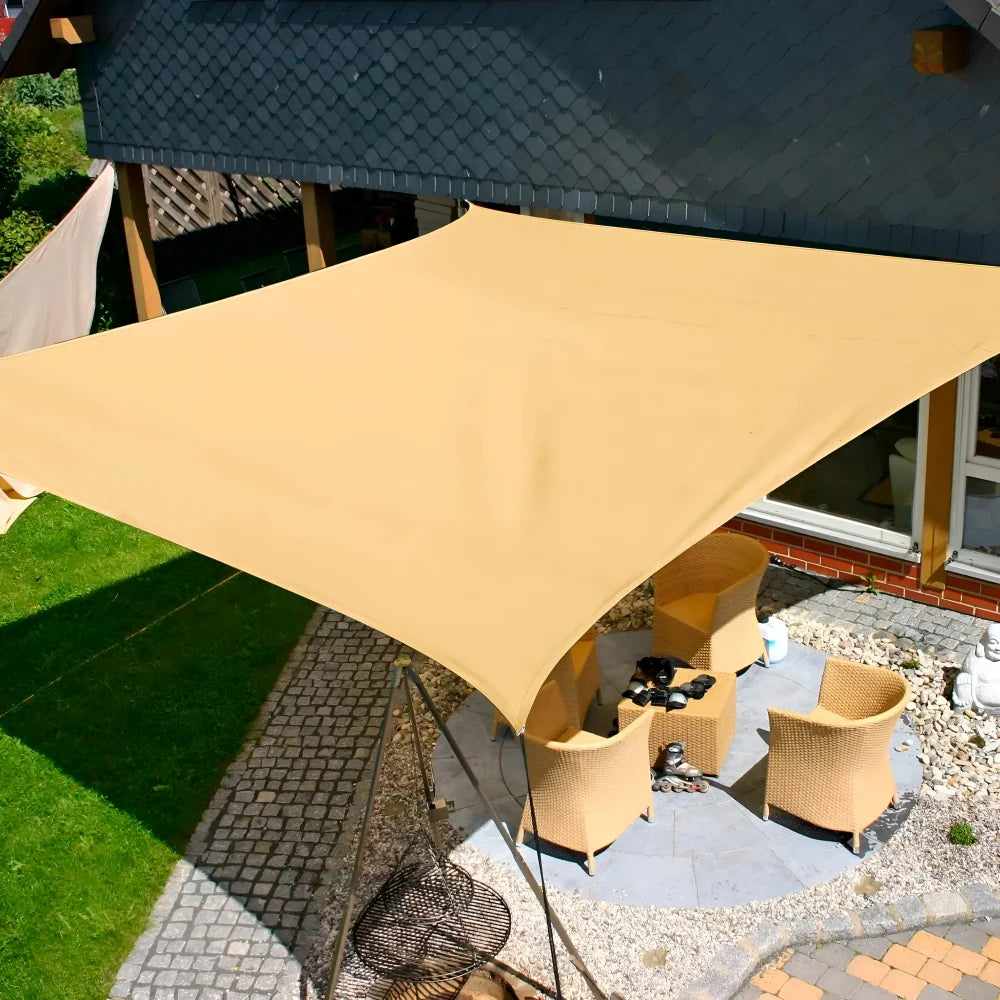 Sun Sail Rectangular Waterproof Polyester UV Protection