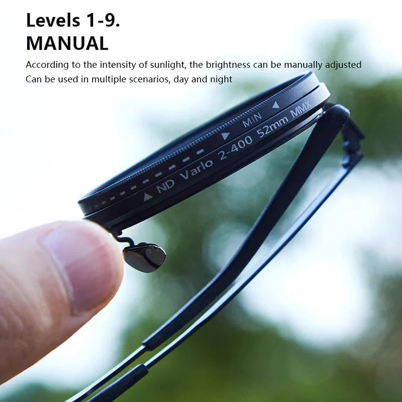 Sunglasses Adjustable Tint UV400 Protection Comfortable Fit