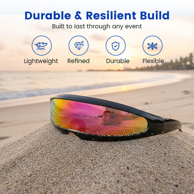 Sunglasses Panoramic Single Lens Ultralight Sun Protection