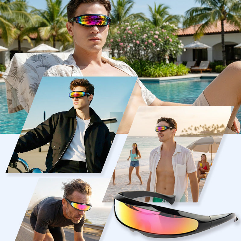 Sunglasses Panoramic Single Lens Ultralight Sun Protection