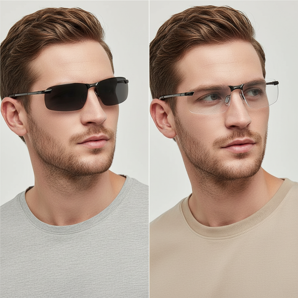 Sunglasses Photochromic & Polarized UV400 Protection