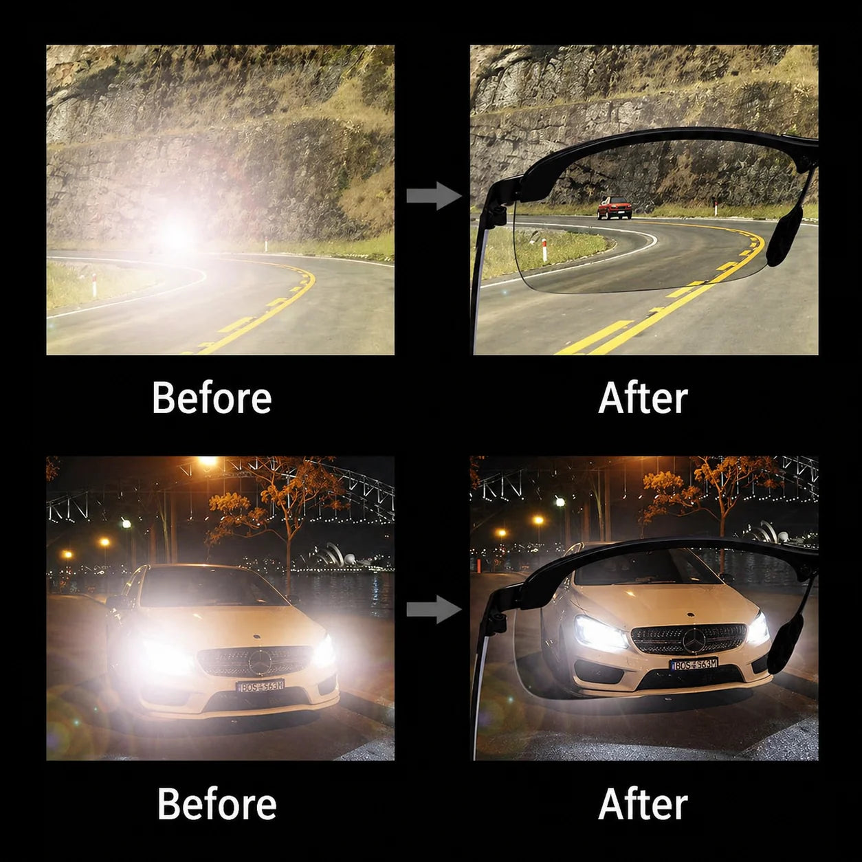 Sunglasses Photochromic Polarized UV400 Protection