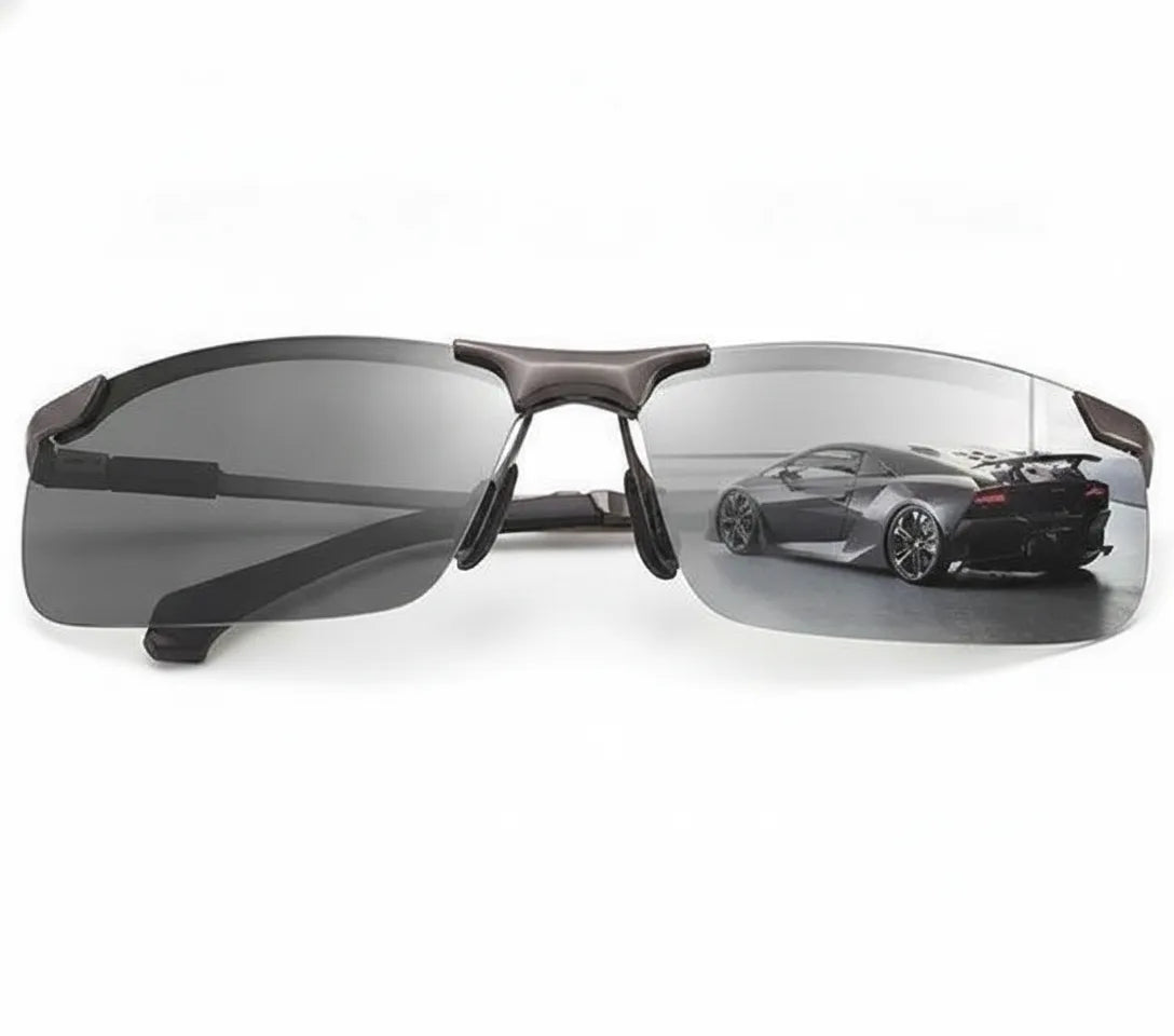 Sunglasses Photochromic & Polarized UV400 Ultra-Light Alloy Frame