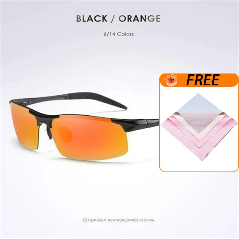 Sunglasses Photochromic & Polarized UV400 Ultralight Aluminum Frame