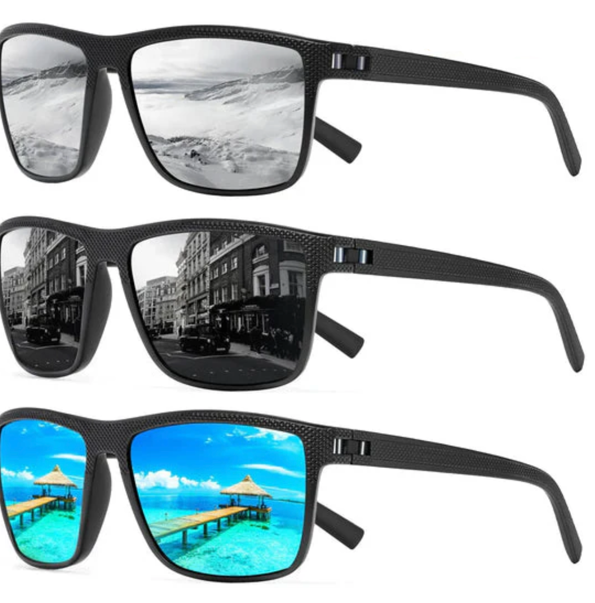 Sunglasses Polarized UV400 Set of 3