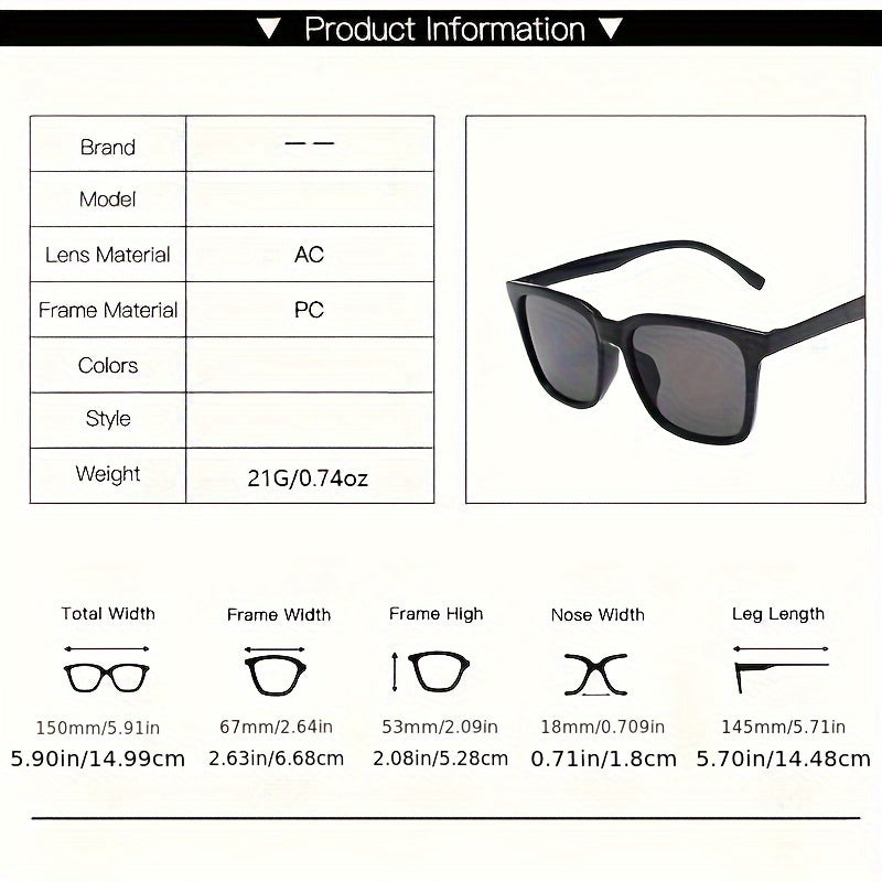 Sunglasses Polarized Y2K Retro Lightweight & Comfortable