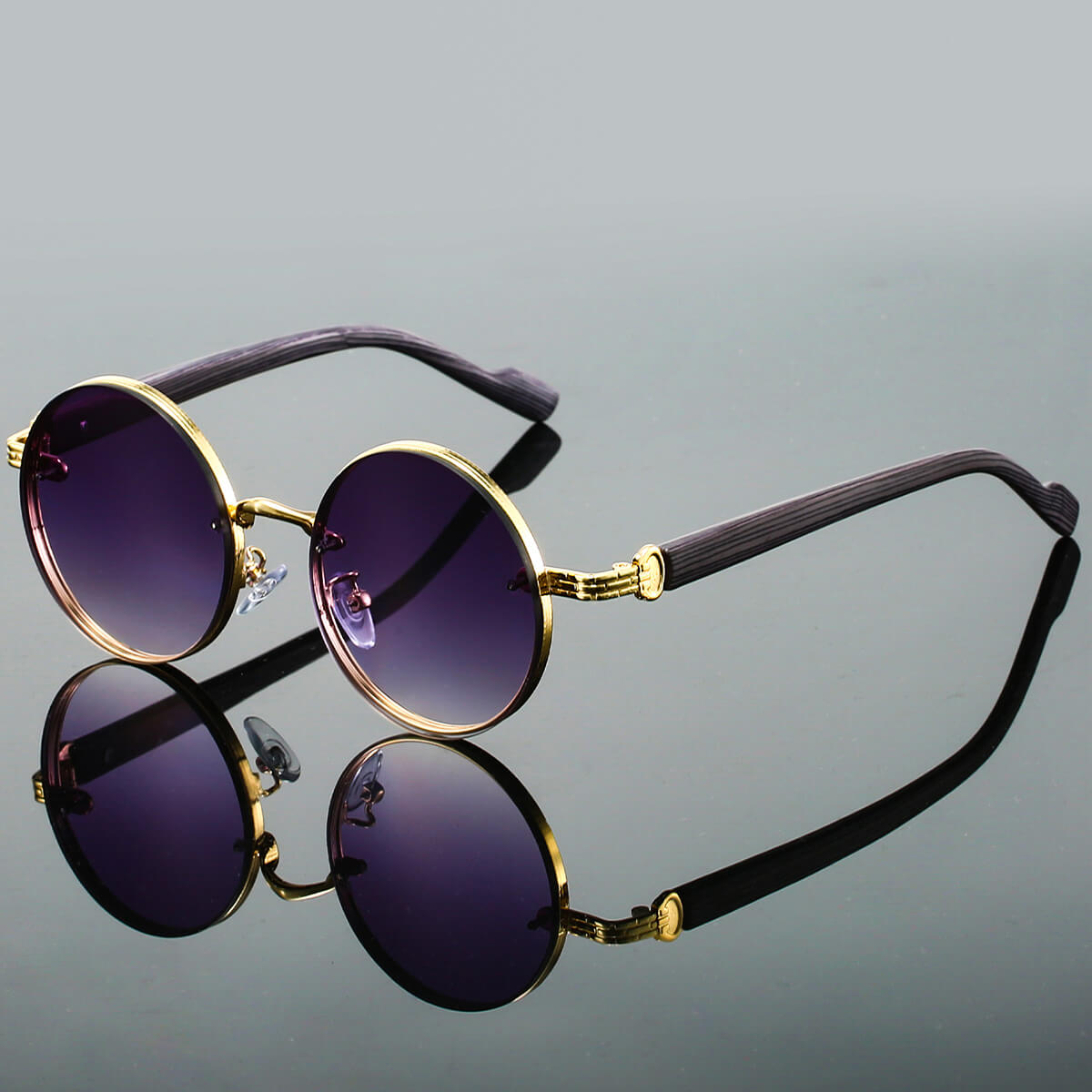 Sunglasses Retro Round UV400 Lightweight Metal Frame