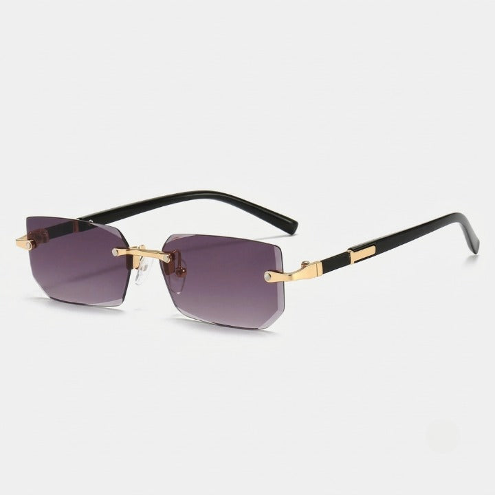 Sunglasses Rimless Rectangular UV400 Lightweight