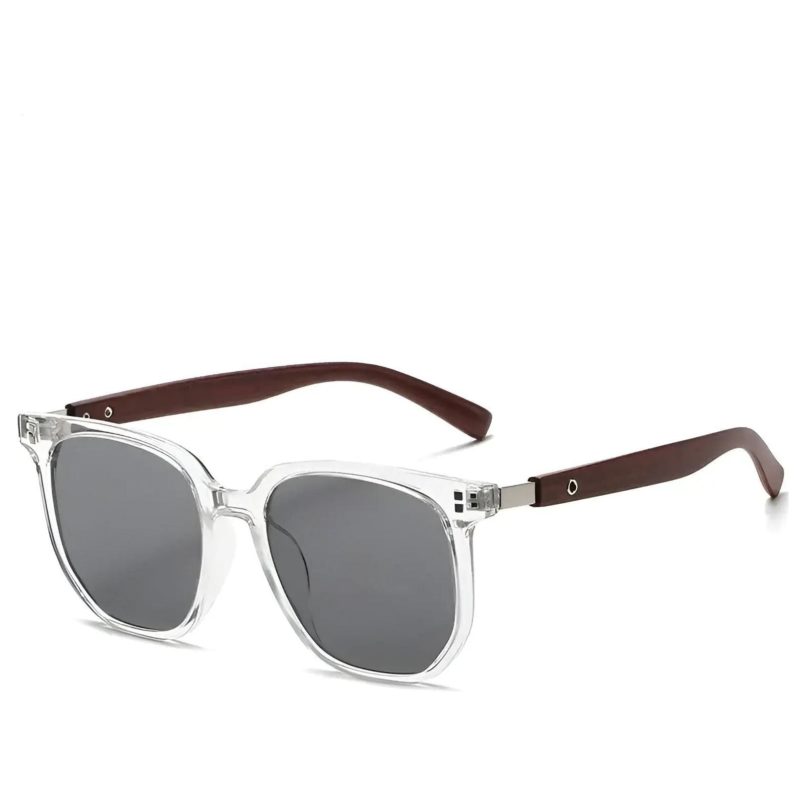Sunglasses Square Retro Frame UV400 Protection Adjustable Fit