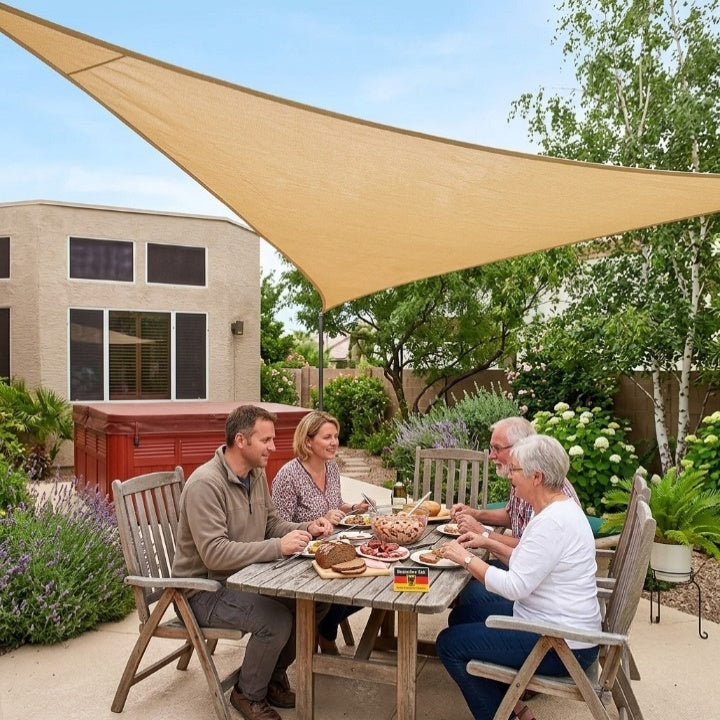 Sunshade Sail Triangular UV Blocking Polyester