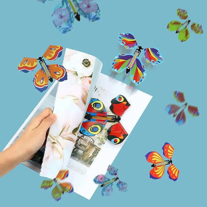 Surprise Butterflies Wind-Up Reusable Set of 10