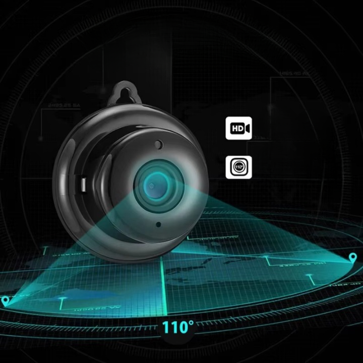 Surveillance Camera Full HD 1080p Night Vision Magnetic Mount