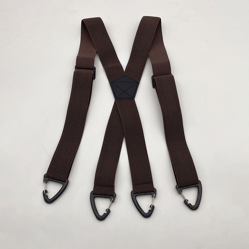 Suspenders Wide Padded Y-Back Adjustable Fit & Metal Clips
