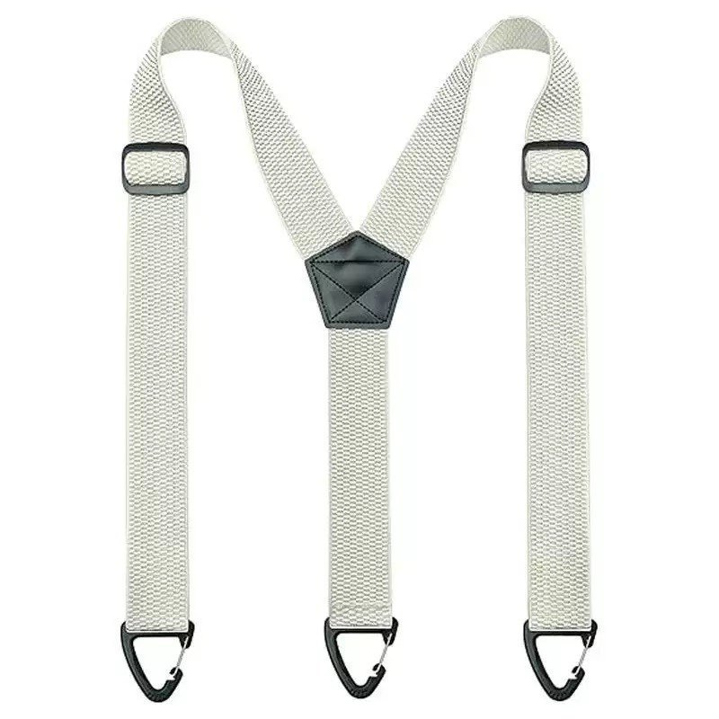 Suspenders Wide Padded Y-Back Adjustable Fit & Metal Clips