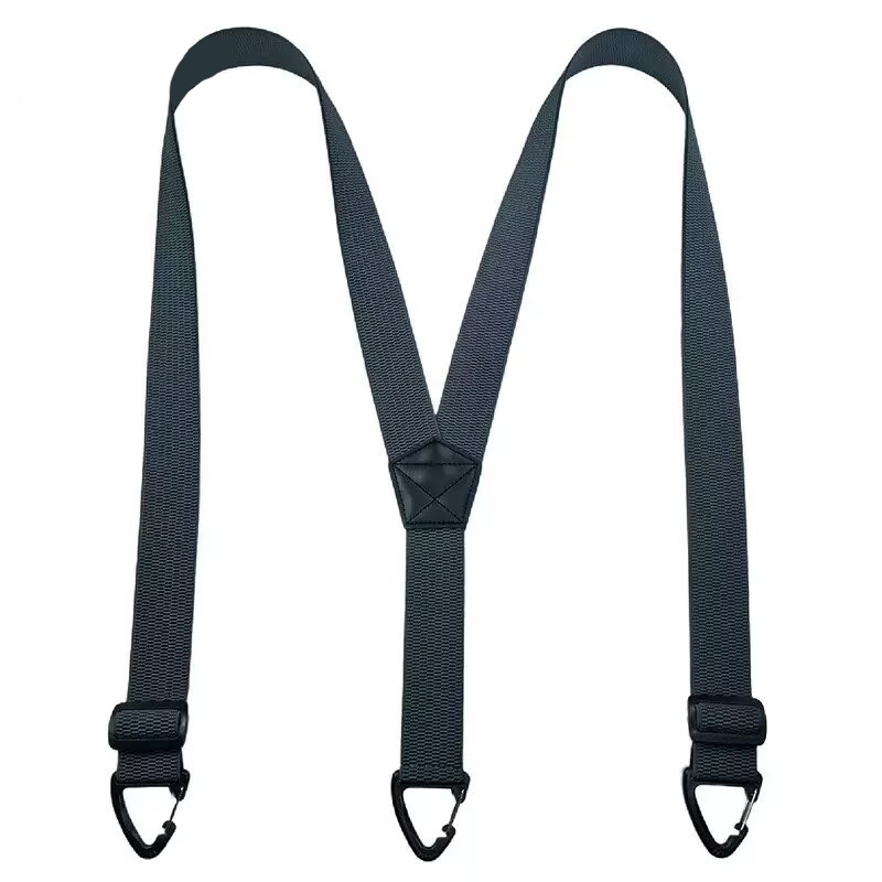 Suspenders Wide Padded Y-Back Adjustable Fit & Metal Clips
