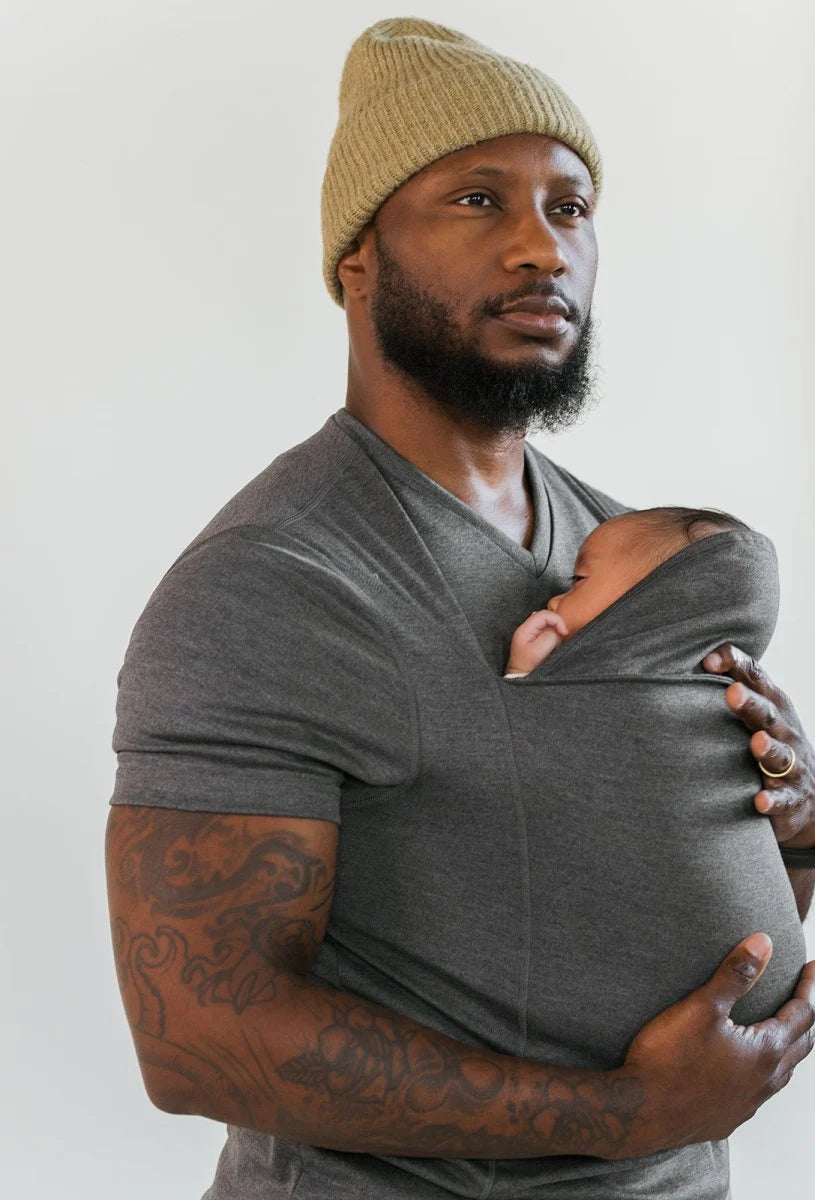 Swaddle Shirt Ergonomic Front Carry No Wrapping Breathable Stretch