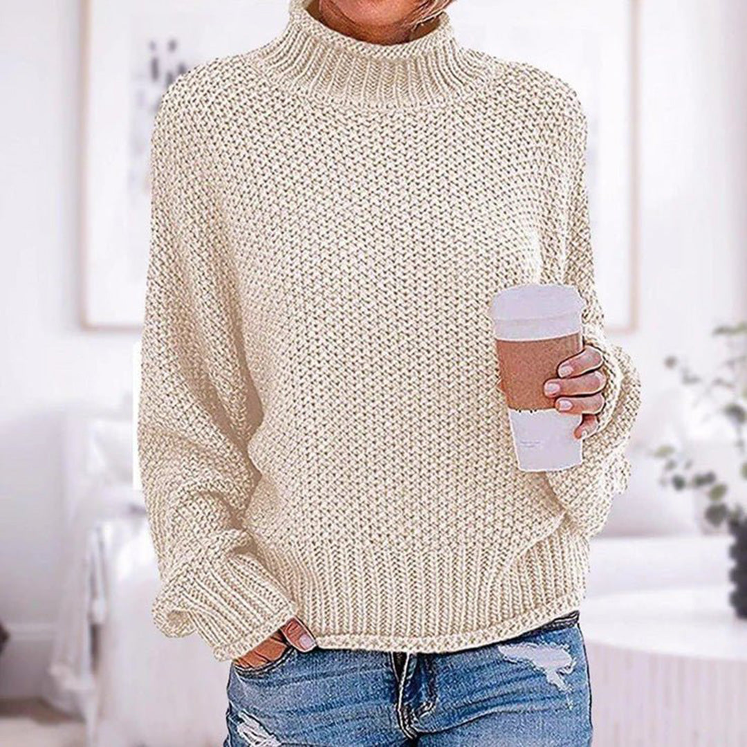 Sweater Oversized Loose Fit Soft Apricot