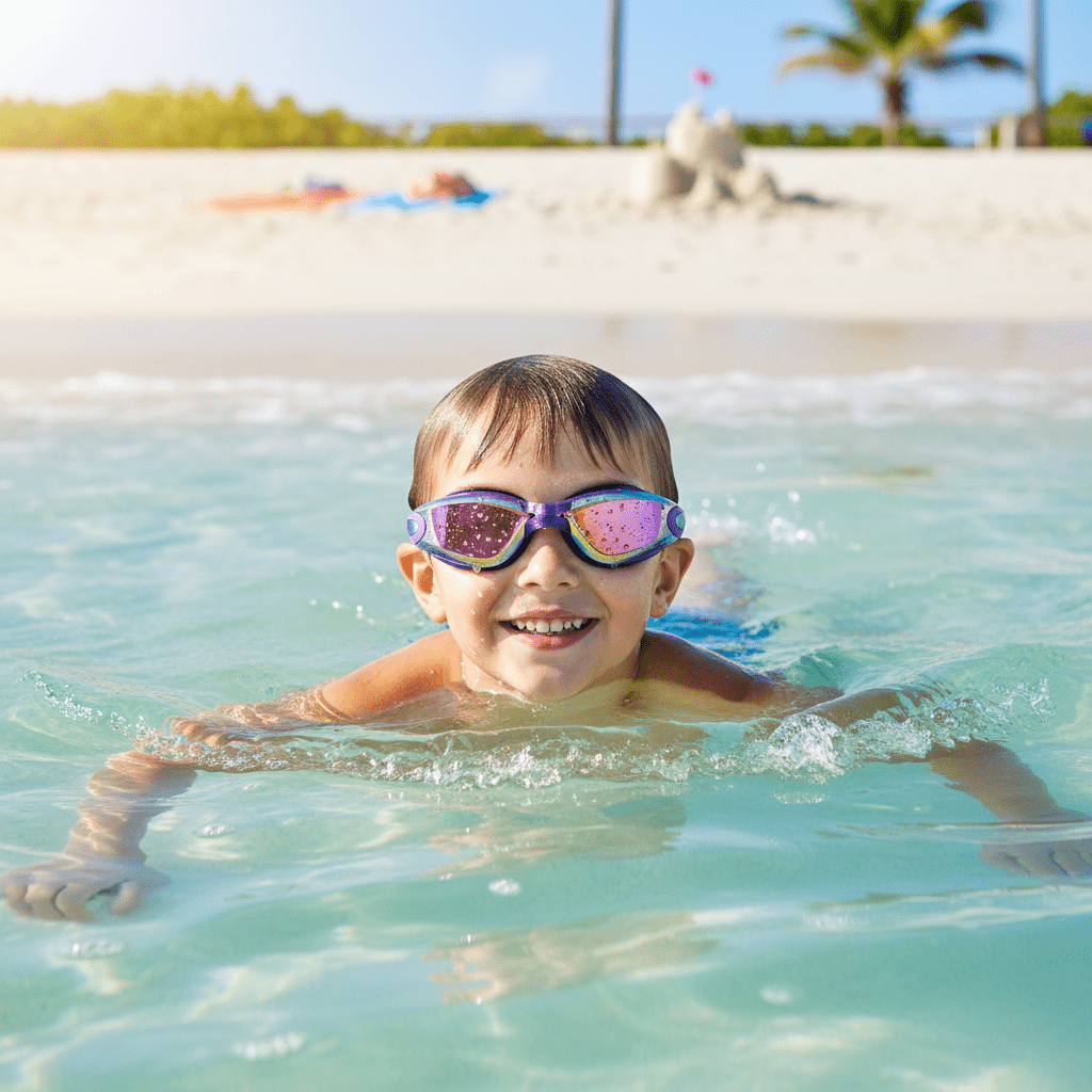 Swimming Goggles Anti-Fog & UV Protection Silicone Seal