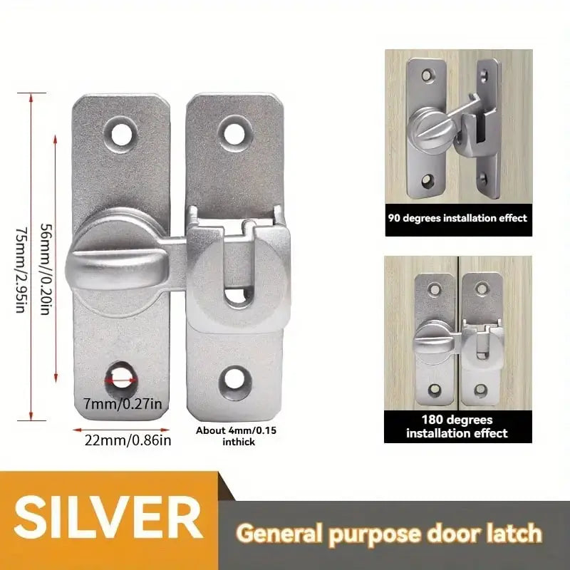Swing Bolt Lock Anti-Pick Aluminum Set of 2