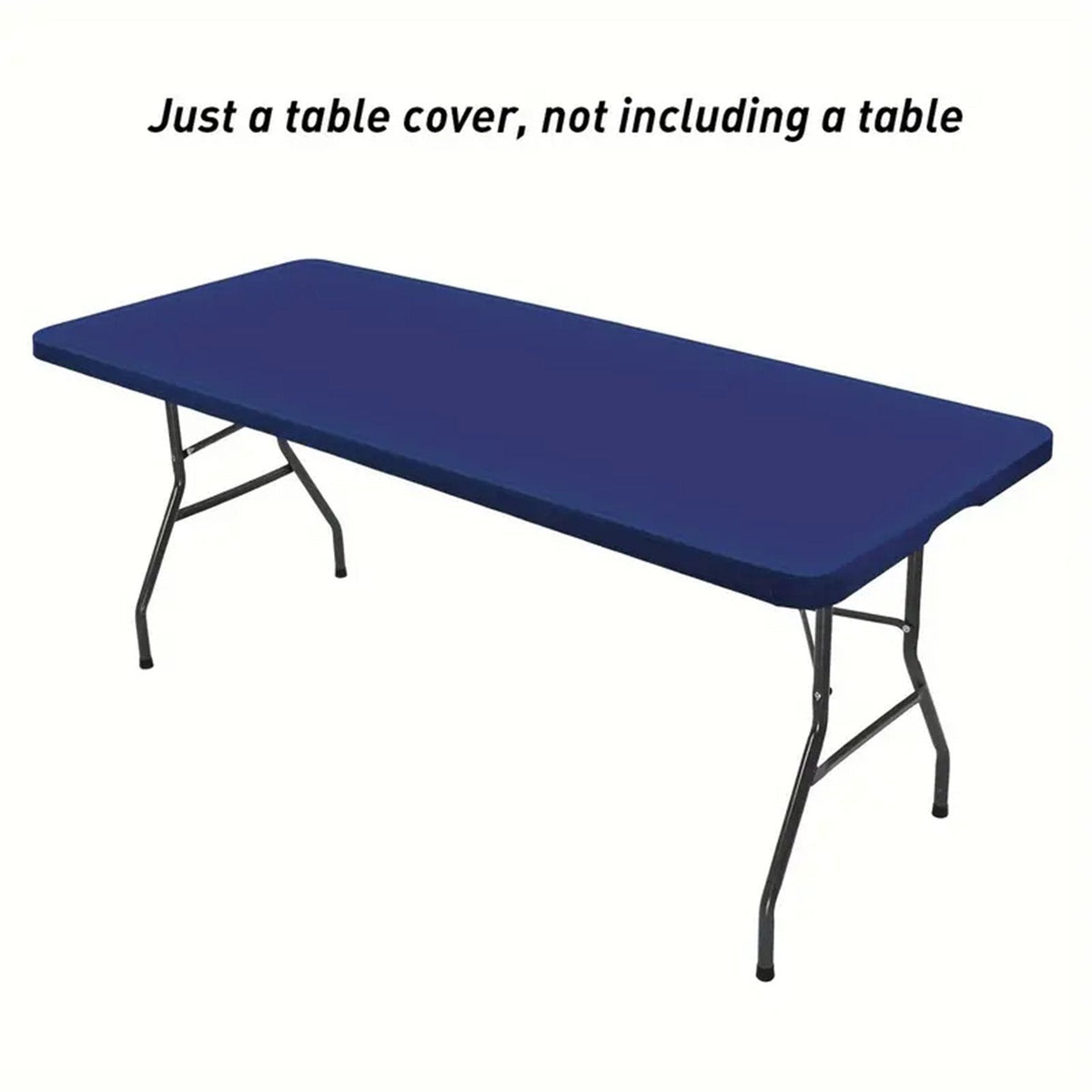 Table Cover Rectangular Elastic Stretch Fit Water-Repellent