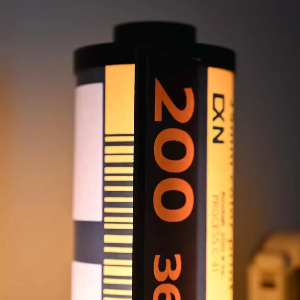 Table Lamp 35mm Film Roll Design Warm White