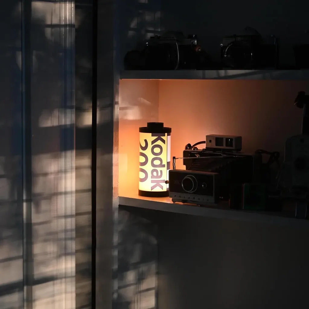 Table Lamp 35mm Film Roll Design Warm White