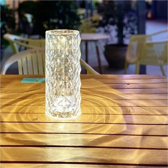 Table Lamp 3D Diamond RGB Touch & Remote