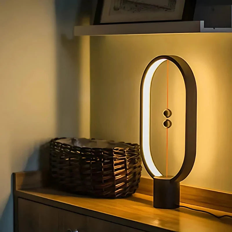 Table Lamp Adjustable Brightness & Color Temperature Aluminum Frame