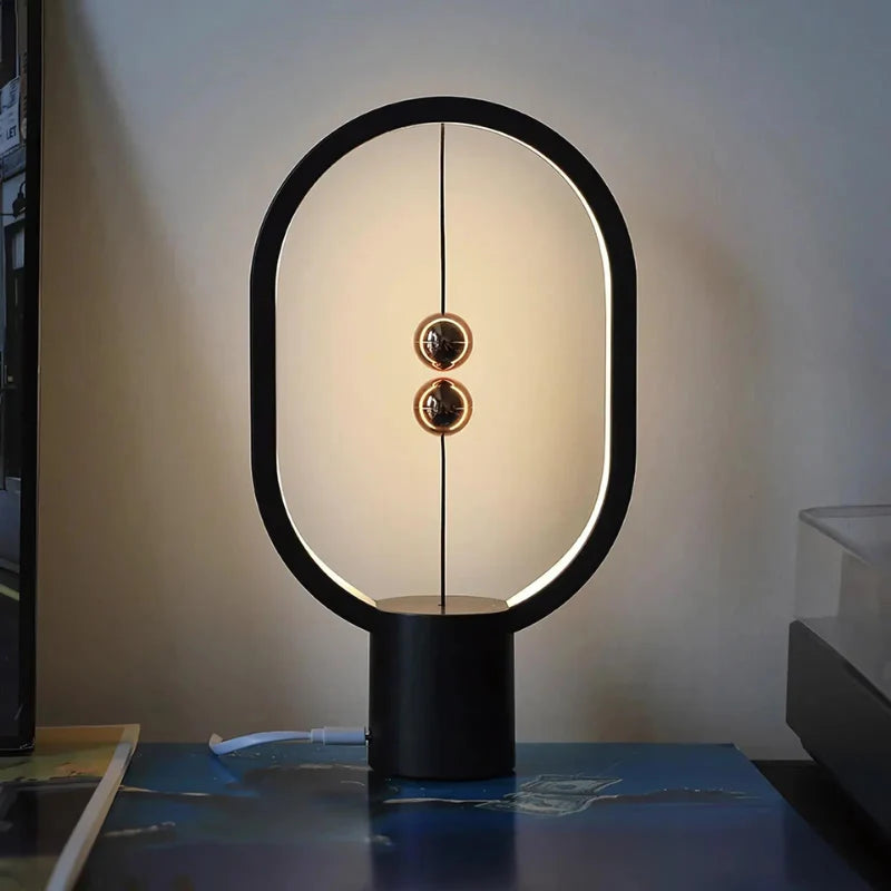 Table Lamp Adjustable Brightness & Color Temperature Aluminum Frame
