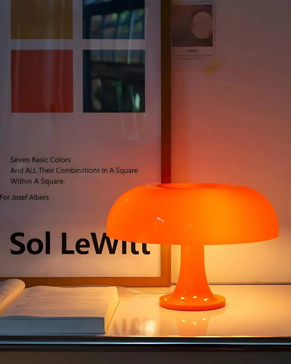 Table Lamp Bauhaus Dome Warm LED & Replaceable Bulb