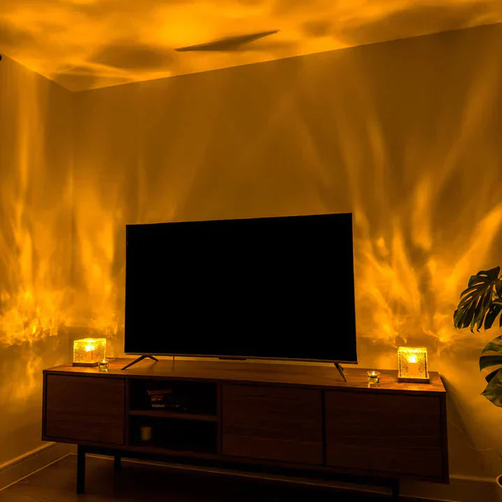 Table Lamp Color-Changing LED 16 Colors & Remote Control