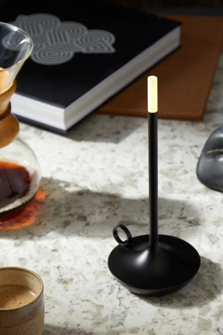 Table Lamp Cordless Dimmable USB-C Rechargeable Aluminum Housing