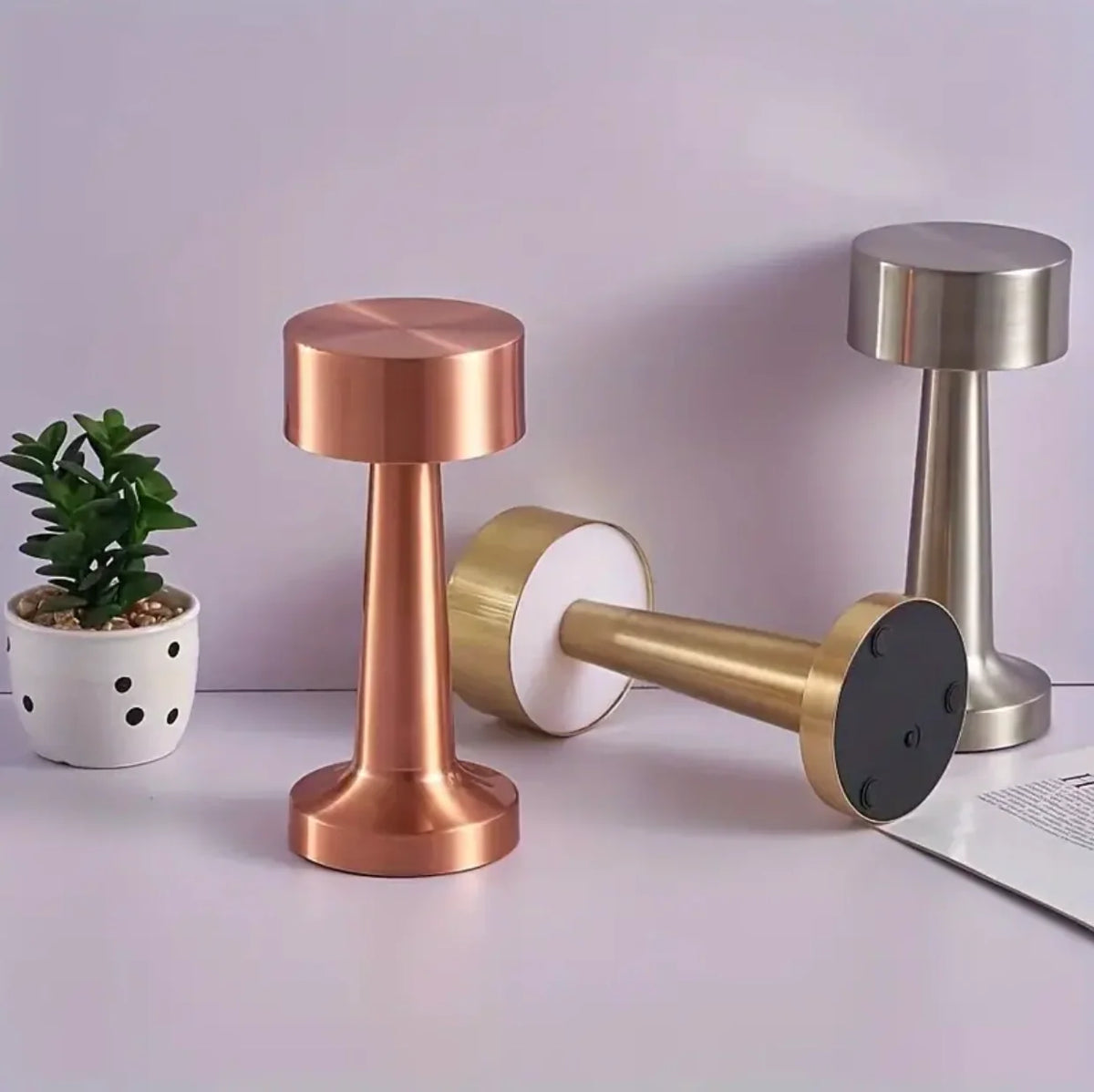 Table Lamp Cordless Touch Dimmer 3 Color Modes