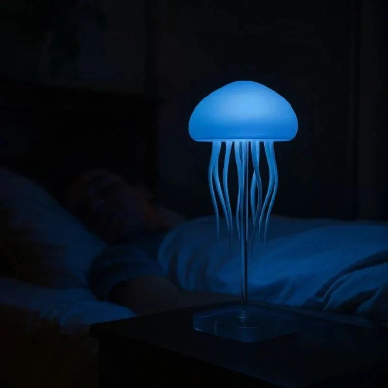 Table Lamp Jellyfish Color-Changing Touch & Sound Reactive
