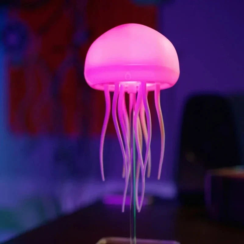Table Lamp Jellyfish Color-Changing Touch & Sound Reactive