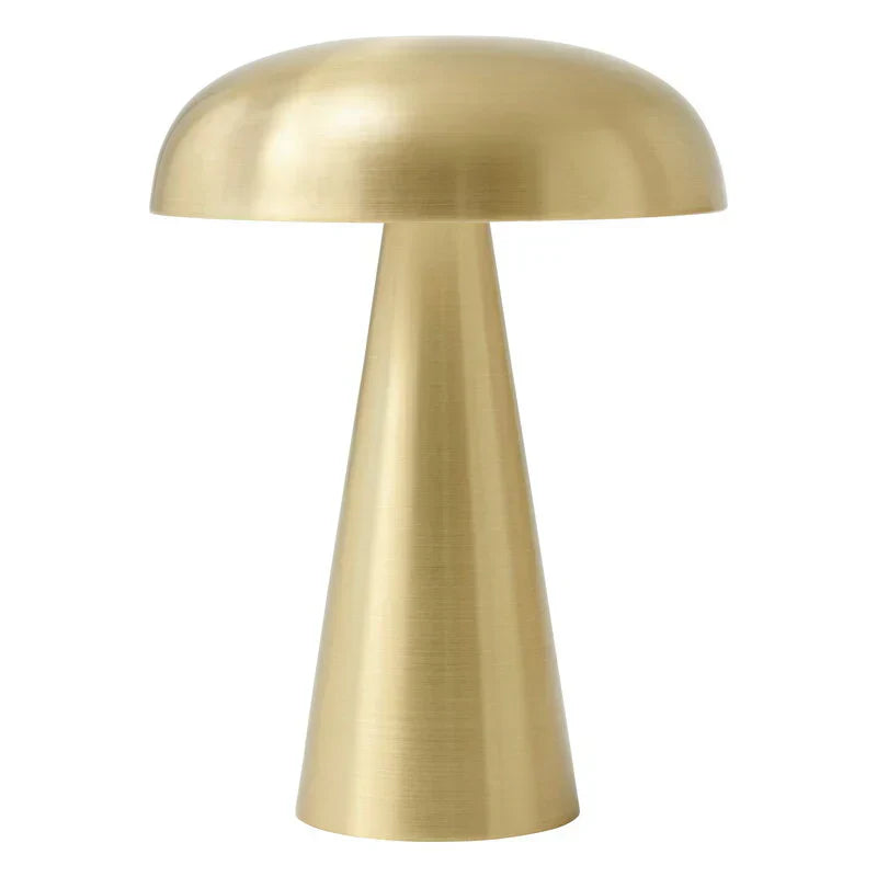 Table Lamp Mushroom Design Wireless Rechargeable & Tap Dimmer