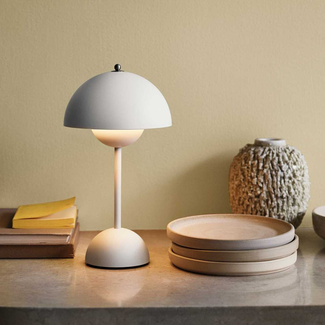 Table Lamp Mushroom Dimmable USB Rechargeable